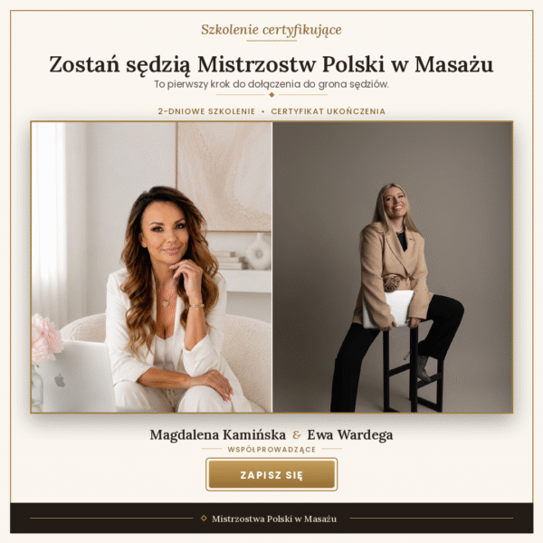 Szkolenie sędziowskie - Mistrzostw Polski w Masażu
